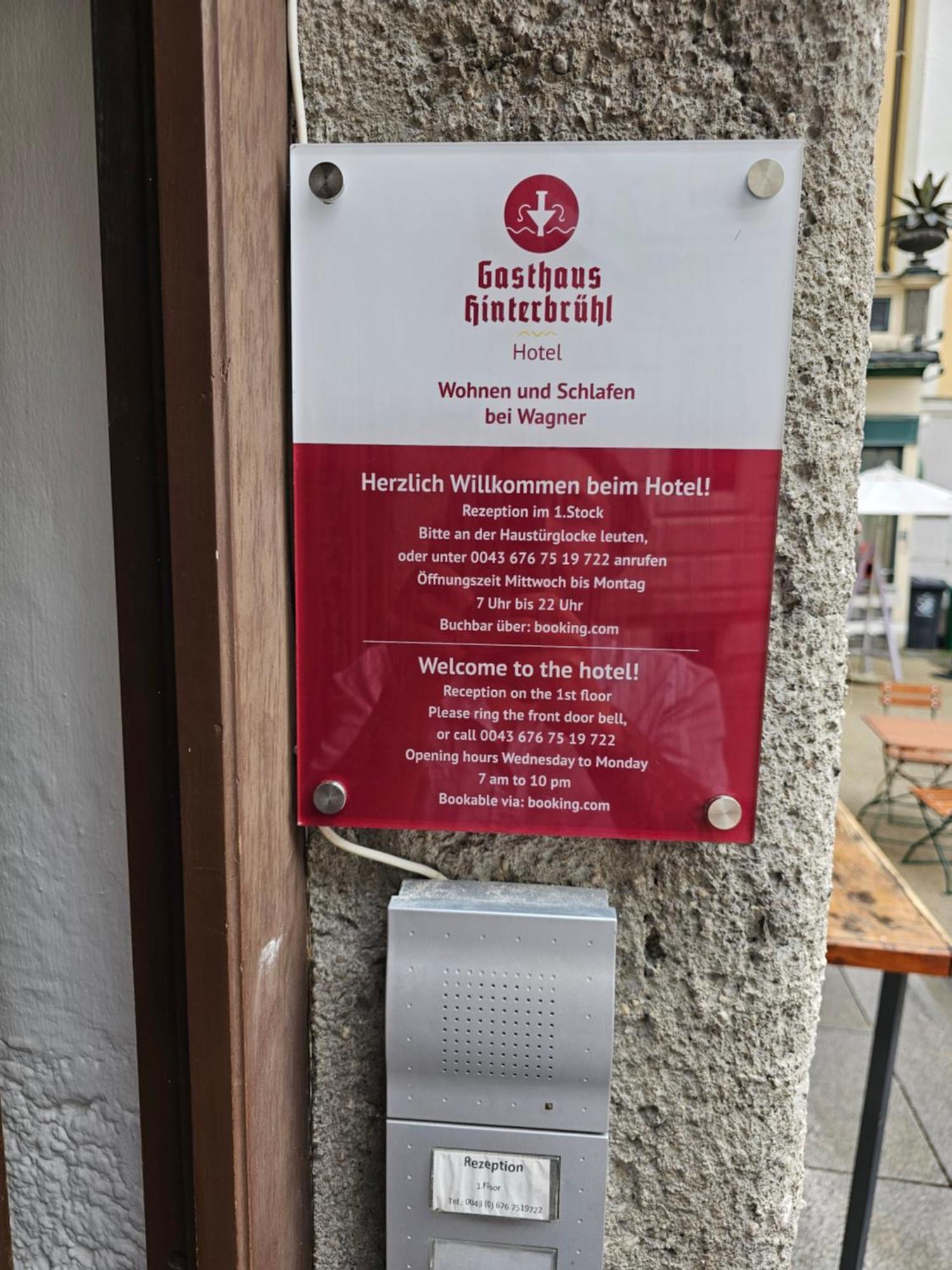 Gasthaus Hinterbruehl Salzburgo Exterior foto